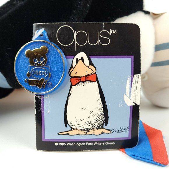 Vintage 1985 Dakin OPUS Yuppy Grad Bloom County Tie Plush 10" - Picture 6 of 11